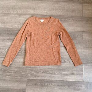 J Crew Factory Brown Crewneck Sweater, Size XS